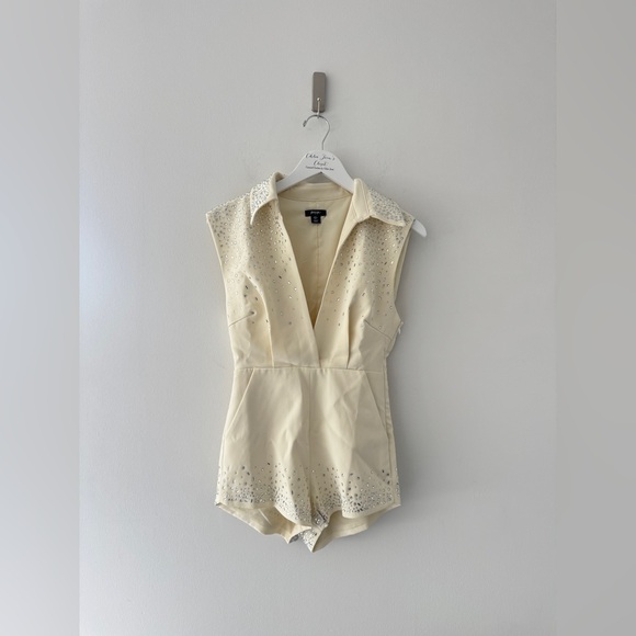 NASTY GAL Hotfix Festival Diamante Romper 2 - Picture 4 of 8